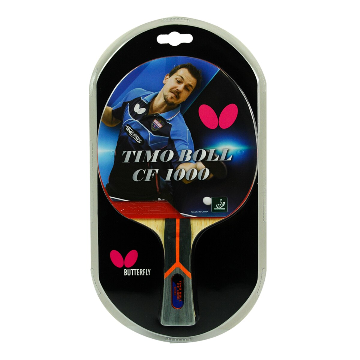 Butterfly Timo Boll CF 1000 Racket: Pre-Assembled Racket